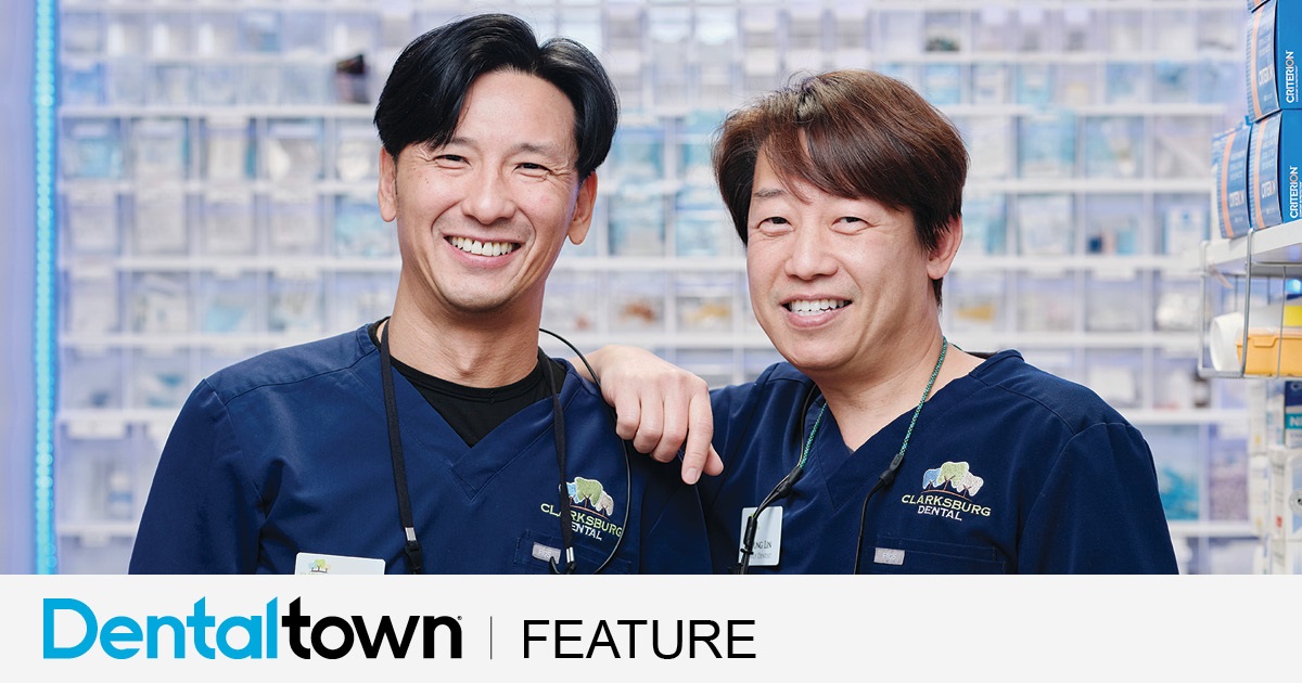 Office Visit: Drs. Edmund Liu and Ken Lin This month, we spotlight Clarksburg Dental Center in Maryland, led by Drs. Edmund Liu and Ken Lin—cousins who took unconventional paths into dentistry. In our exclusive Q&A, they share how they overcame early business struggles, developed
a practice philosophy, and strategically invested in technology and consulting to transform their business into a thriving success.